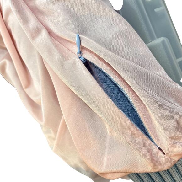 Vintage 90s Martin Sweater Vest Preppy Golf Argyle QuarterZip Merino Wool Medium - Picture 7 of 10